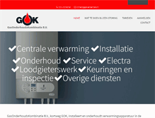Tablet Screenshot of gok-amsterdam.nl